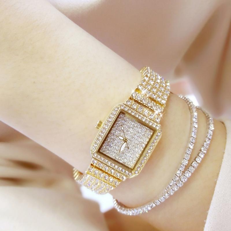 Women Diamond Chain Watch - Elegant and Timeless - Silver