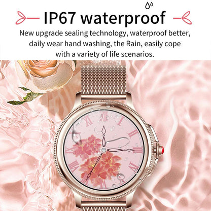 Smart Wristband With Waterproof Heart Rate And Blood Pressure Monitoring - Silver