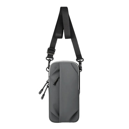 Multi Function Crossbody Bag For Outdoor Sports Fits Mobile Phones Men And Women - Black