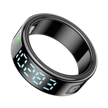 Smart Ring Hand Gestures Health Monitoring Sports Modes Size 10 - Silver