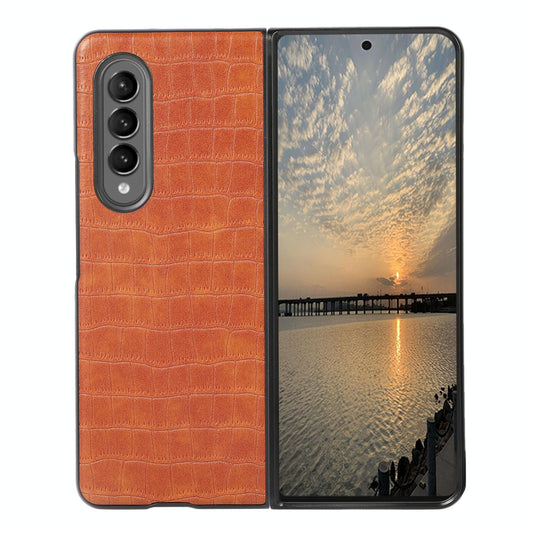 Foldable Crocodile Texture Phone Case - Pu Leather - Green