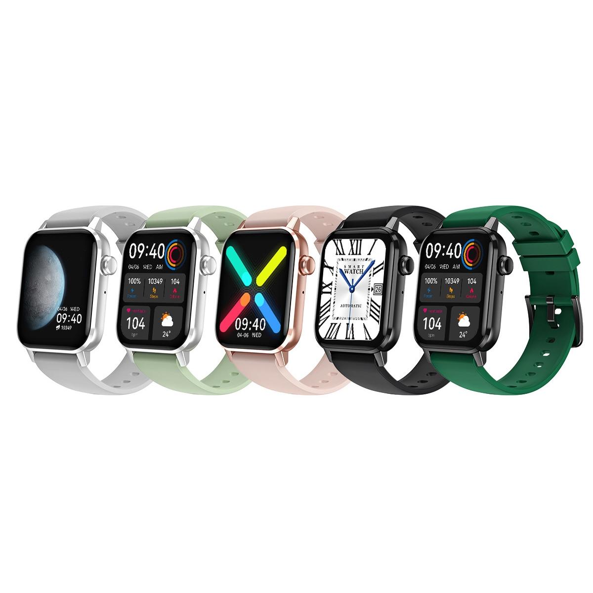 1.69 Inch Multifunctional Heart Rate Smart Watch - Pink