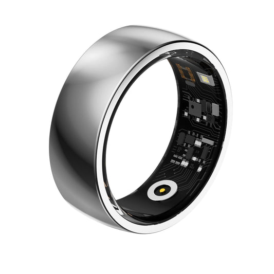 Smart Ring For Health Monitoring And Family Care - Size 22 - Silver
