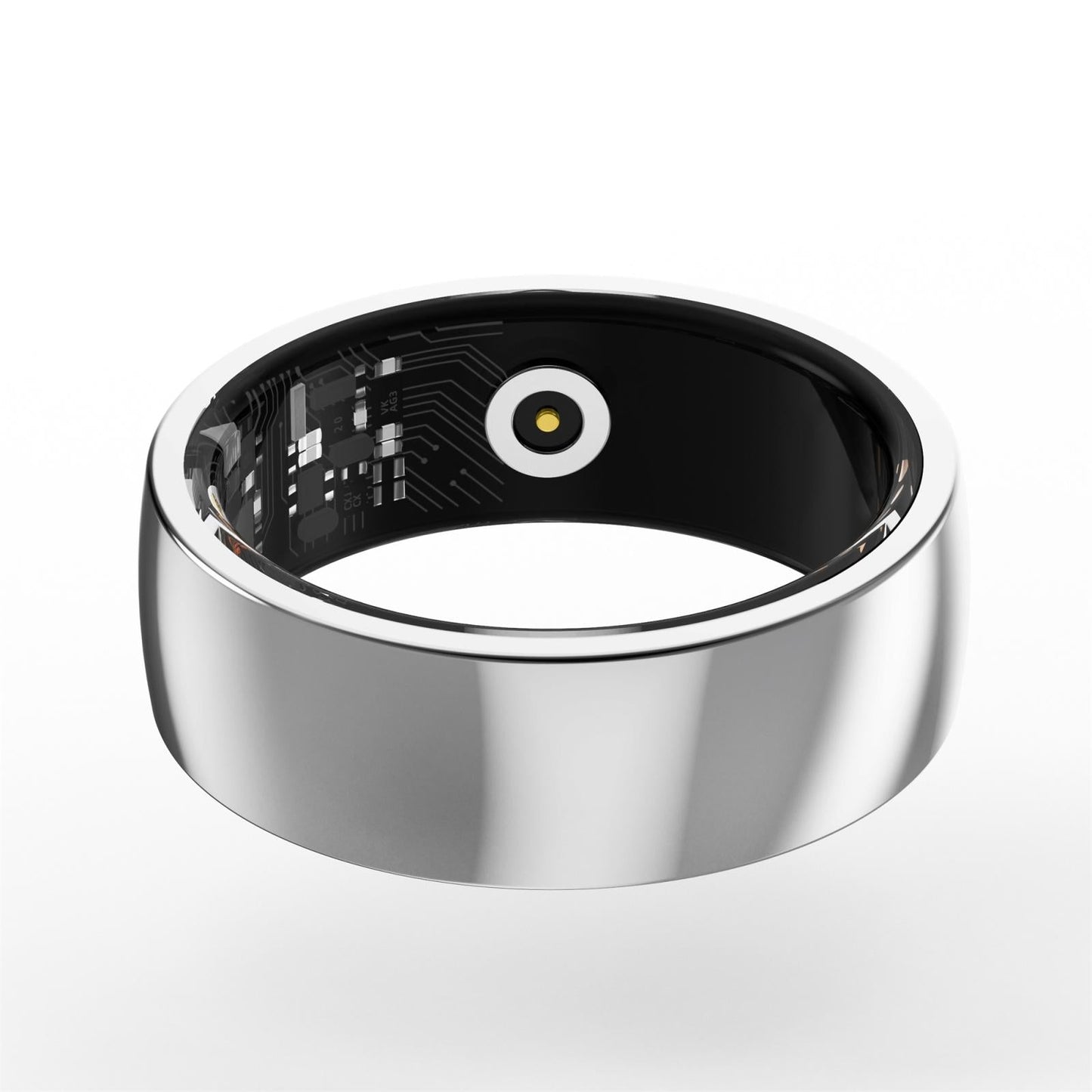 Smart Ring For Health Monitoring And Family Care - Size 22 - Silver