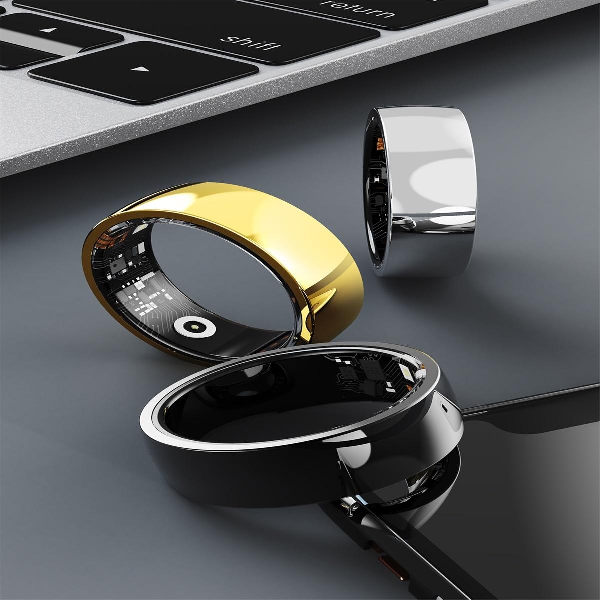 Smart Ring For Health Monitoring And Family Care - Size 22 - Silver