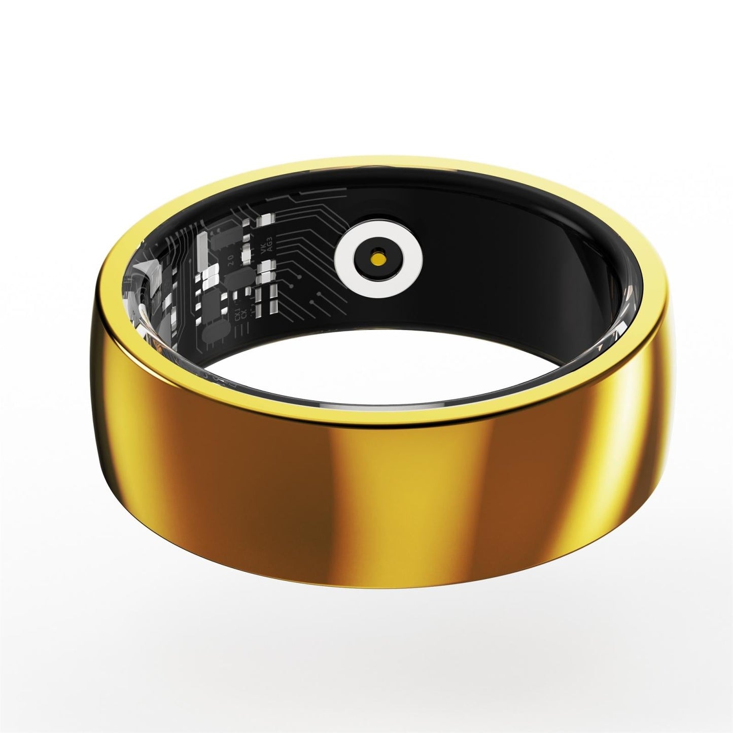 Smart Ring For Health Monitoring And Family Care - Size 22 - Silver