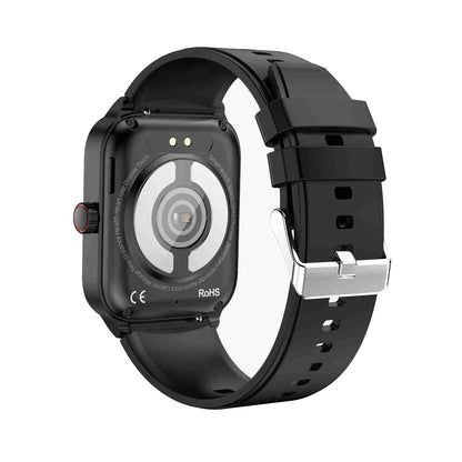 1.91 Inch Ip67 Waterproof Silicone Band Smart Watch Support Ecg / Non-Invasive Blood Glucose Measurement - Red