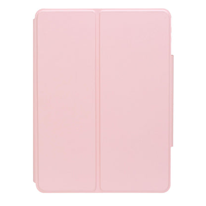 360 Rotation Bluetooth Keyboard Leather Case For Ipad 10.9 2022 - Transparent Acrylic With Touch Control - Blue
