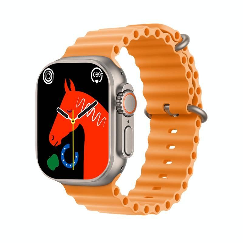 1.5 Inch Silicone Band Smart Watch Bluetooth Call / Heart Rate / Blood Pressure / Blood Oxygen - White