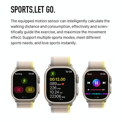 1.5 Inch Silicone Band Smart Watch Bluetooth Call / Heart Rate / Blood Pressure / Blood Oxygen - White