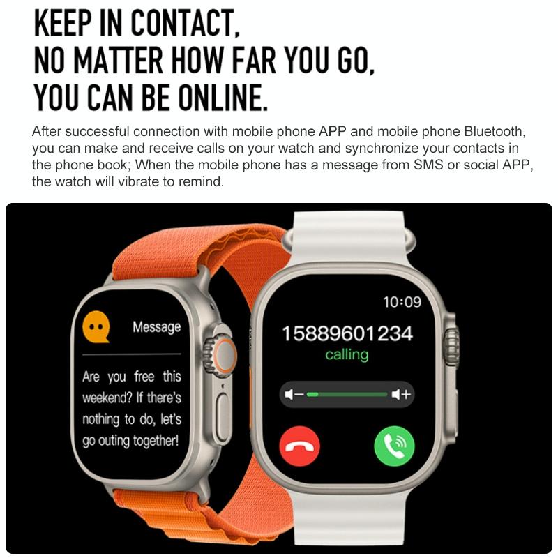 1.5 Inch Silicone Band Smart Watch Bluetooth Call / Heart Rate / Blood Pressure / Blood Oxygen - White