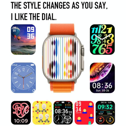 1.5 Inch Silicone Band Smart Watch Bluetooth Call / Heart Rate / Blood Pressure / Blood Oxygen - White