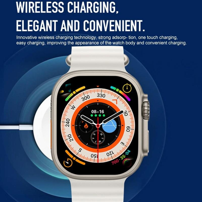 1.5 Inch Silicone Band Smart Watch Bluetooth Call / Heart Rate / Blood Pressure / Blood Oxygen - White