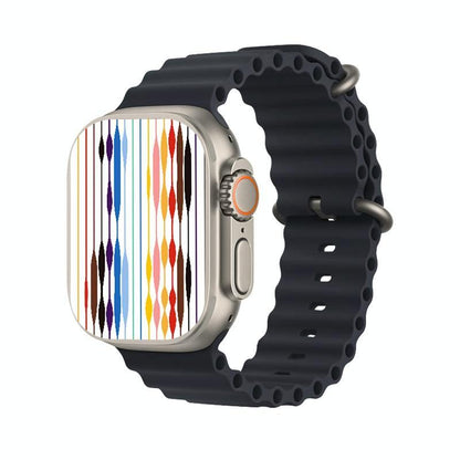 1.5 Inch Silicone Band Smart Watch Bluetooth Call / Heart Rate / Blood Pressure / Blood Oxygen - White