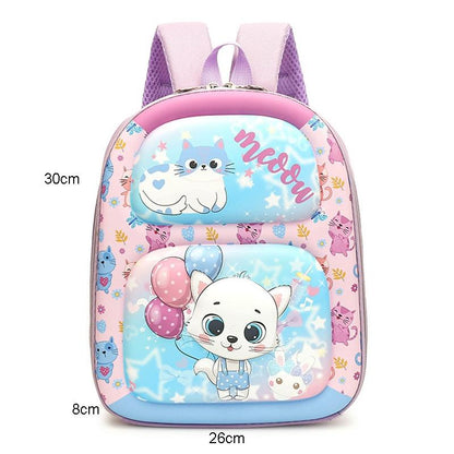 Kindergarten 3d Cartoon School Bag - Ideal for Little Ones - Monkey