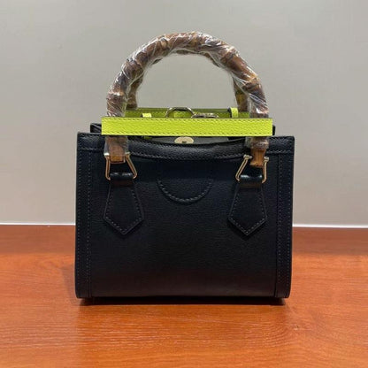 Versatile Bacchus Shoulder Bag in First Layer Cowhide - Sky Blue