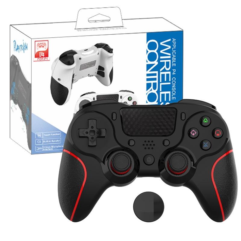 Bluetooth Gamepad for Ps4 Pro with Dual Vibration and Six-axis Control - Black White