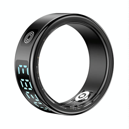Smart Ring Hand Gestures Health Monitoring Sports Modes Size 12 - Silver