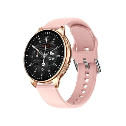 1.32 Inch Bluetooth Calling Smart Watch With Rotary Button - Silver Gray