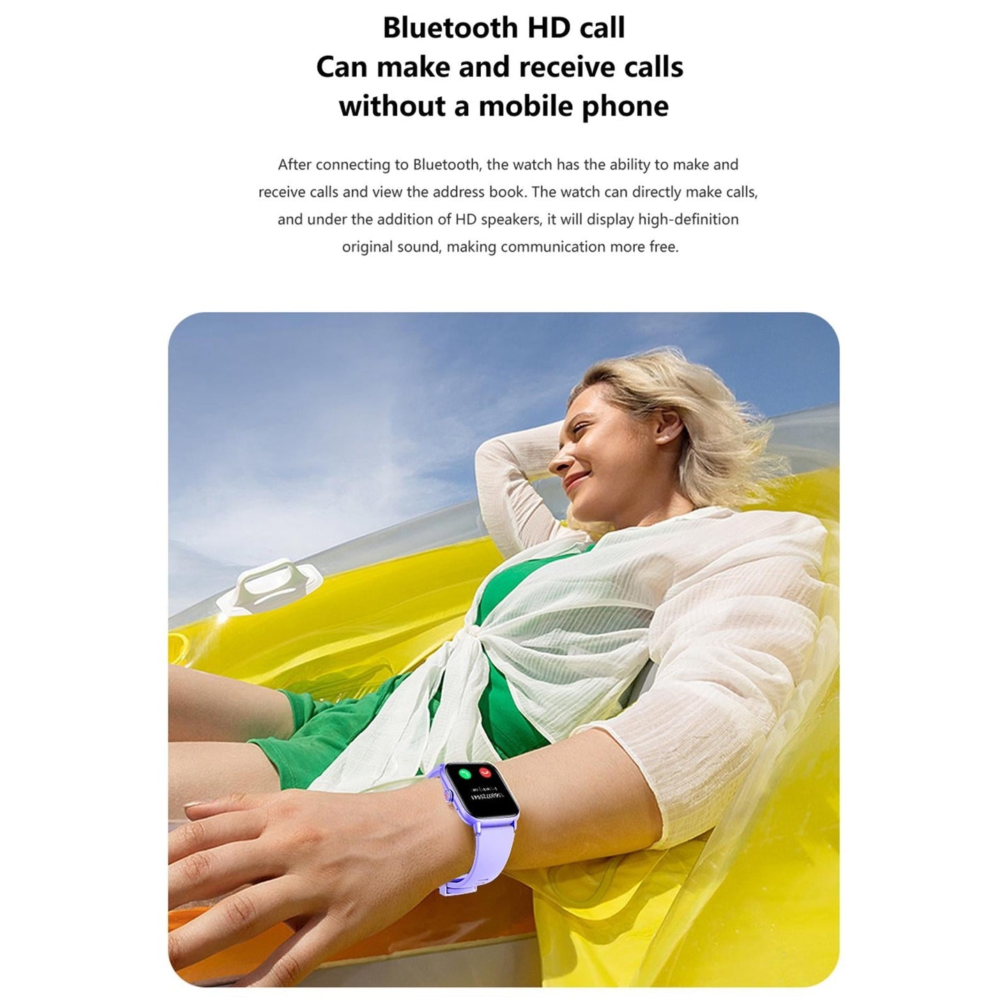 1.83 Inch Bt5.2 Smart Sport Watch Support Bluetooth Call / Sleep / Blood Sugar / Blood Oxygen / Heart Rate / Blood Pressure Health Monitor - White