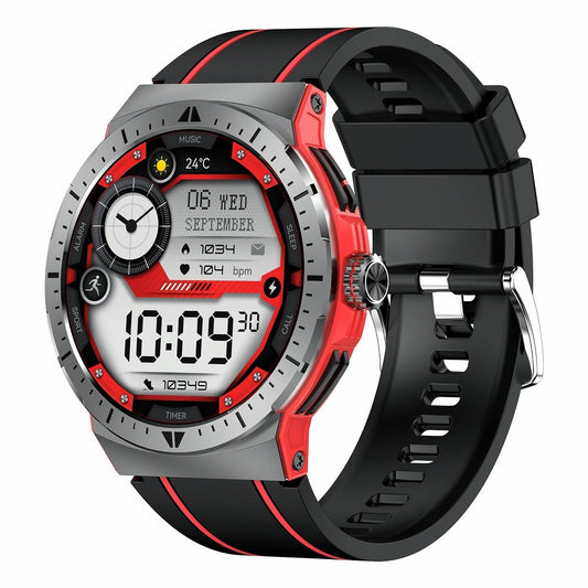1.43 Inch Bt5.3 Ip68 Sport Smart Watch Support Bluetooth Call / Message Notification / Heart Rate / Blood Pressure Health Monitor - Blue