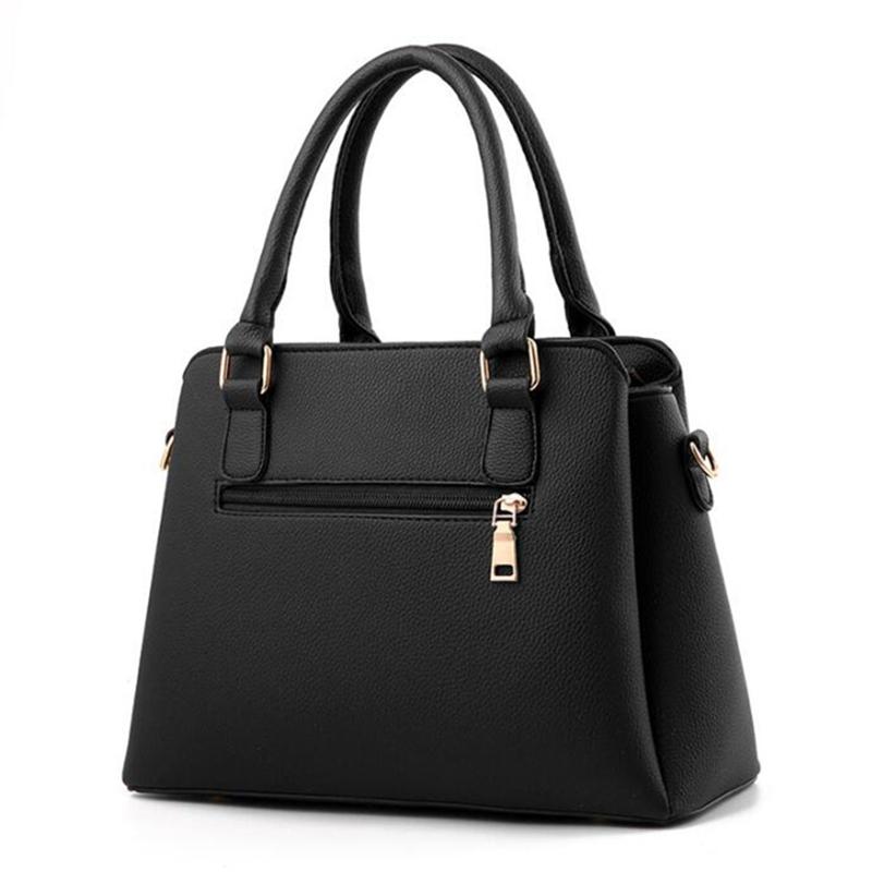 Simple Style Women Leather Crossbody Bag with Tassel Embroidery - Gray