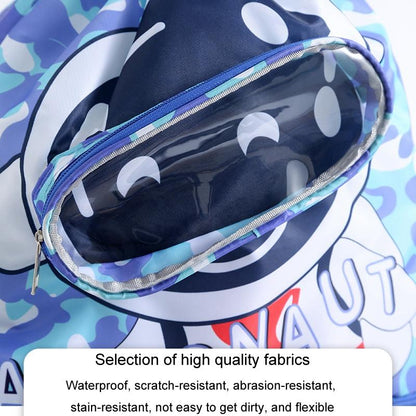 Kids' Swim Bag Cute Cartoon Beach Backpack Waterproof Dry / Wet Large 2 Layer - Green - Large 2 Layer