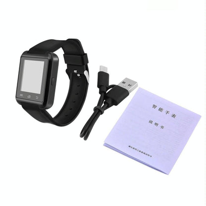 Portable Multifunctional Bluetooth V3.0 + Edr Smart Wrist Watch Red