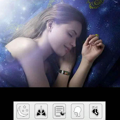 Smart Bracelet With Blood Oxygen Monitoring And Tft Hd Screen - Red