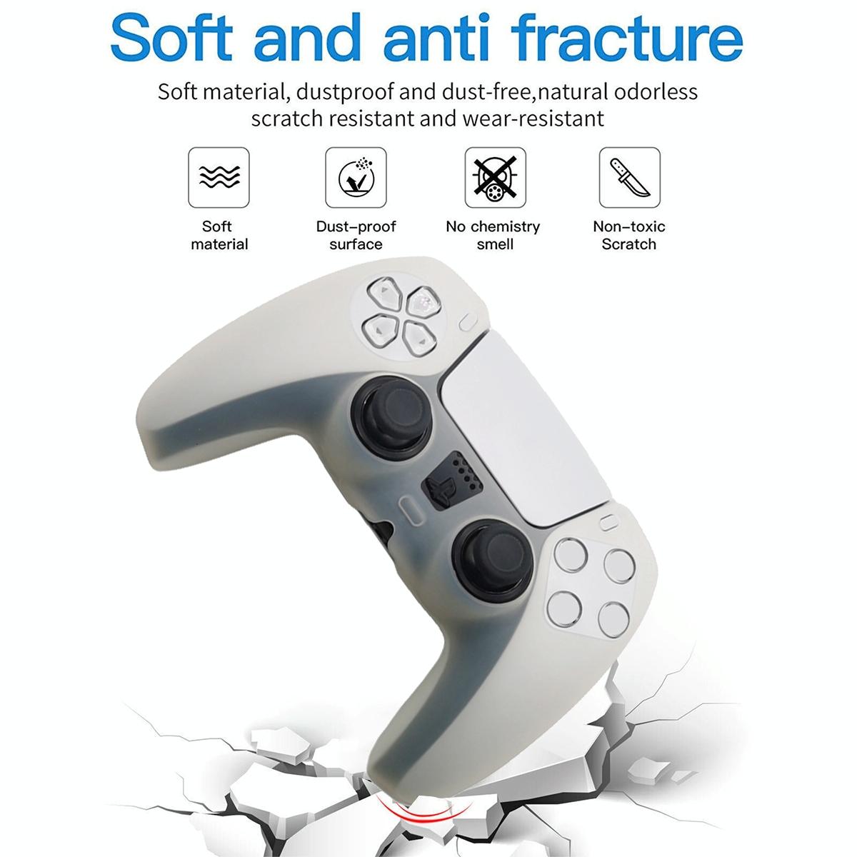 Protective Silicone Case for Sony Ps5 Gamepad - Black