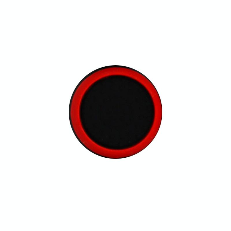 10-piece Luminous Gamepad Button Caps for Ps5 / Ps4 / Ps3 / Xbox one / 360 / Pro / Series x / s - Transparent Black Circle