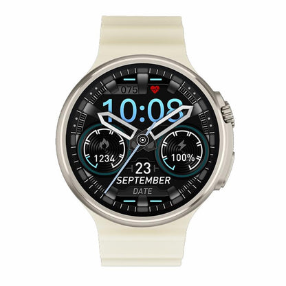 1.6 Inch Tft Round Screen Smart Watch Supports Voice Calls / Blood Oxygen Monitoring - Grey