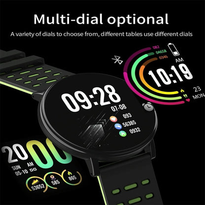 Smart Watch With Call Reminder And Health Monitoring - Green