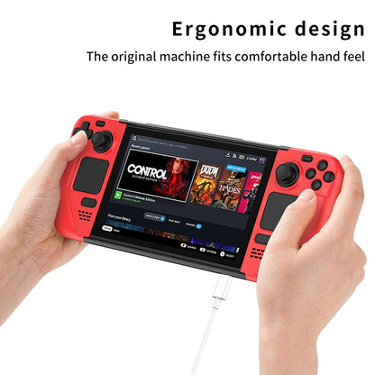 Anti-fall Game Console Case with Contrast Design - Blue