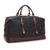 Men Leather Duffel Bag for Carry-on Travel - Black