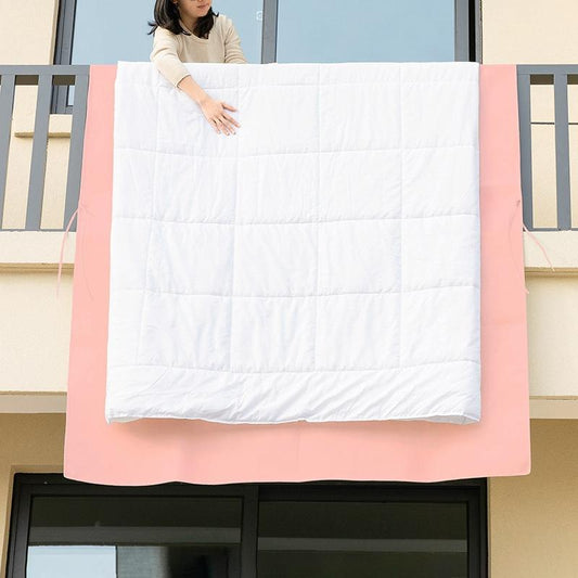 Thickened Non Woven Sunbed Quilt Mat - Pink