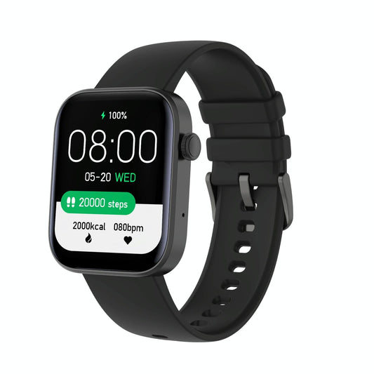 1.8 Inch Tft Screen Bluetooth Smart Watch Support Heart Rate Monitoring & 100+ Sports Modes - Gold