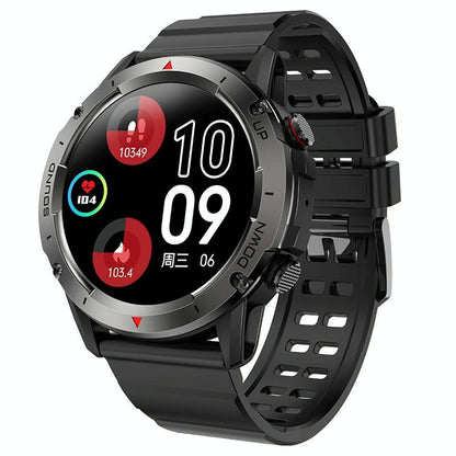 1.39 Inch Colour Screen Smart Watch Support Heart Rate Monitoring / Blood Pressure Monitoring - Blue