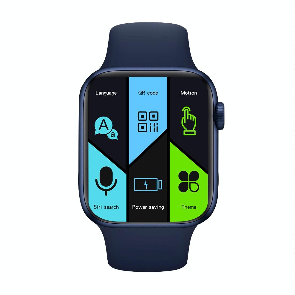 1.75 Inch Full Screen Ip67 Waterproof Smart Watch Support Sleep Monitor / Heart Rate Monitor / Bluetooth Call - Black