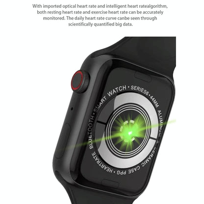 1.75 Inch Full Screen Ip67 Waterproof Smart Watch Support Sleep Monitor / Heart Rate Monitor / Bluetooth Call - Black