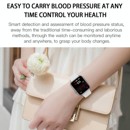 1.75 Inch Full Screen Ip67 Waterproof Smart Watch Support Sleep Monitor / Heart Rate Monitor / Bluetooth Call - Black
