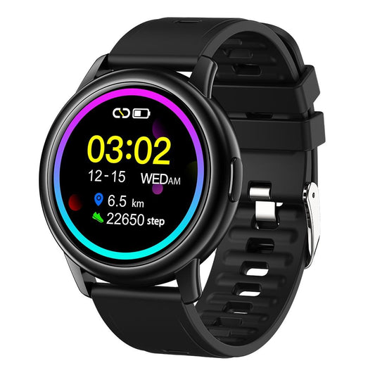 1.3 Inch Tft Screen Smart Watch Support Blood Pressure Monitoring / Sleep Monitoring - Black