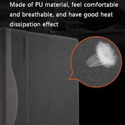 Protective Leather Case for Huawei Honor Magicbook - Slim Design - Dark Blue