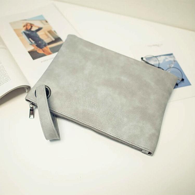Stylish Retro Envelope Clutch Bag - Large Capacity - Red