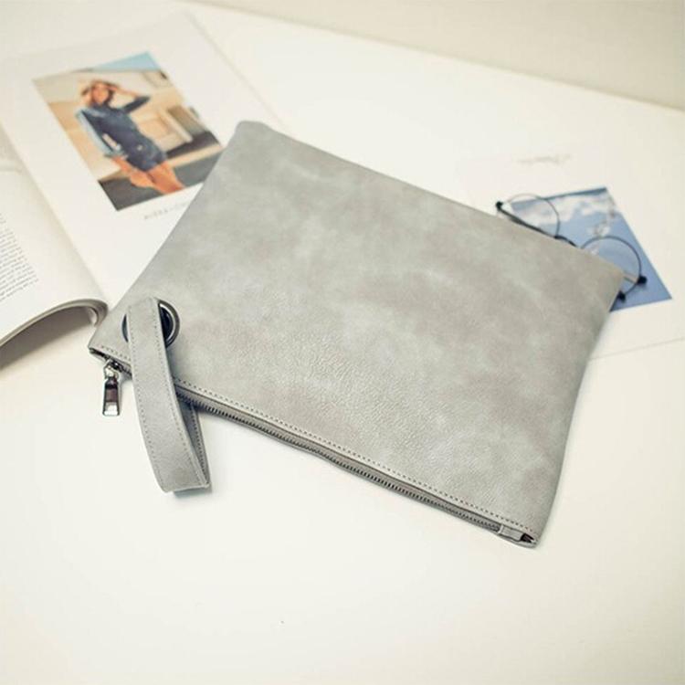 Stylish Retro Envelope Clutch Bag - Large Capacity - Red