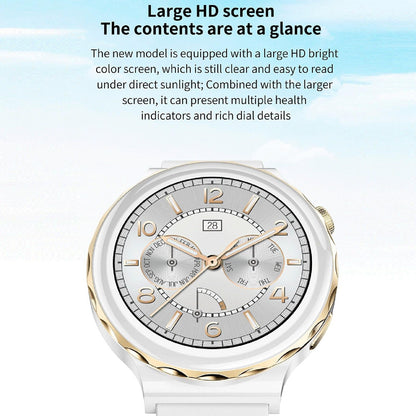1.28 Inch Dual Mode Sport Smart Watch Support Bluetooth Call / Sleep / Blood Oxygen / Heart Rate / Blood Pressure Health Monitor - Gold