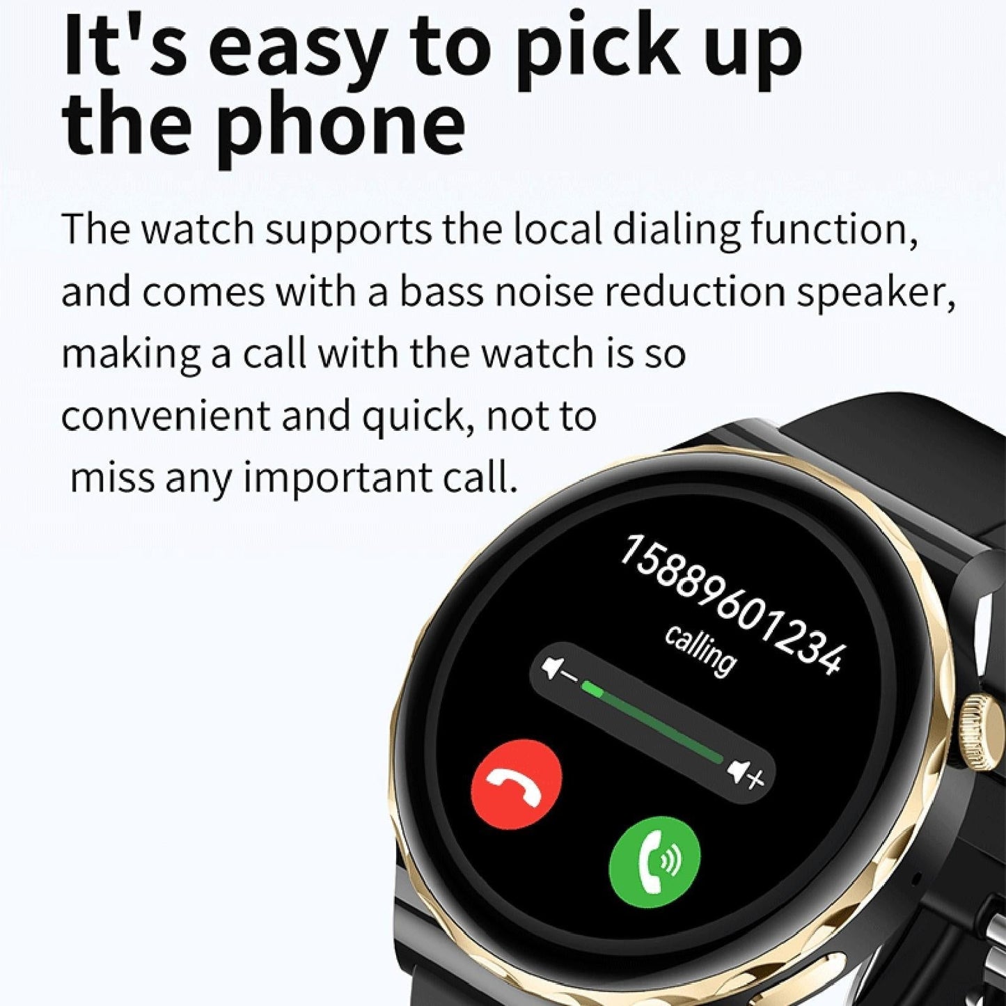 1.28 Inch Dual Mode Sport Smart Watch Support Bluetooth Call / Sleep / Blood Oxygen / Heart Rate / Blood Pressure Health Monitor - Gold