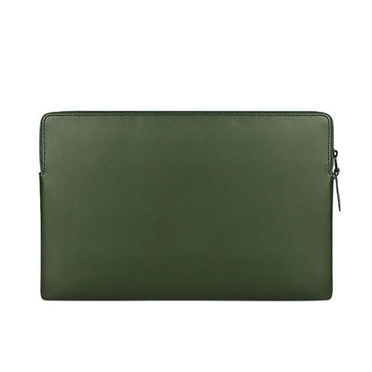 14.1-15.4 Inch Thin and Light Laptop Liner Bag with Pu Material - Armygreen