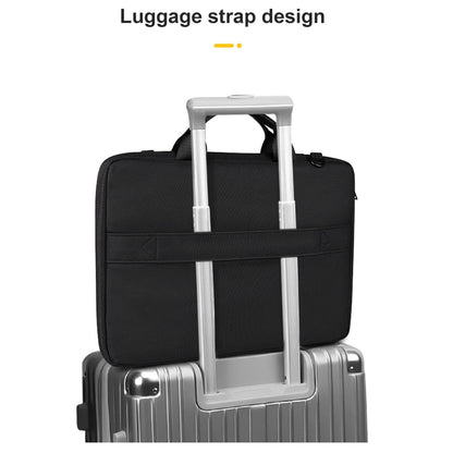 Thickened Polyester Laptop Bag - Fits 14.1-15.4 Inch Devices - Silver Gray