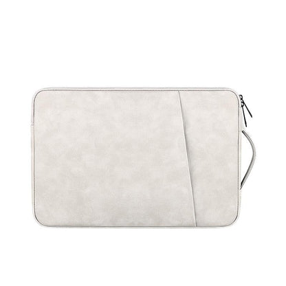 13.3 Inch Sheepskin Notebook Inner Bag - Natural - Elegant Gray